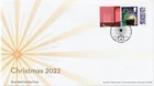 GB 2022 - Christmas 1st class Smilers Stamp/Label (litho) on Royal Mail FDC