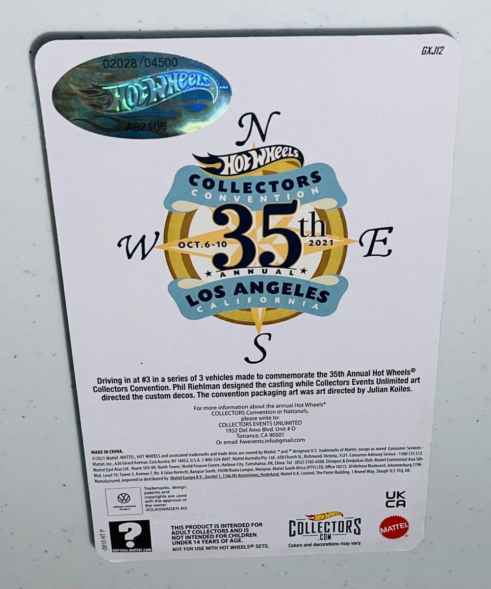 ホットウィール 35th LA Collectors Convention HOT WHEELS 35th LOS ANGELES COLLECTORS CONVENTION FINALE