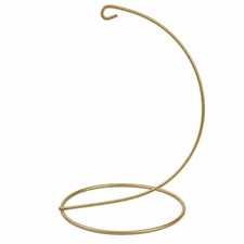 Open Frame Gold Metal Ornament Display Stand 9.2 Inches