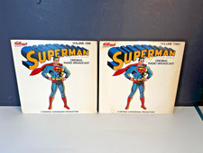 Superman Original Radio Broadcast Vol 1 2 Vinyl Record Lp 1974 Kelloggs Nice