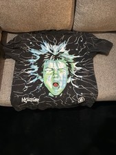 Hellstar Mens Black Skull Lightning Graphic P...