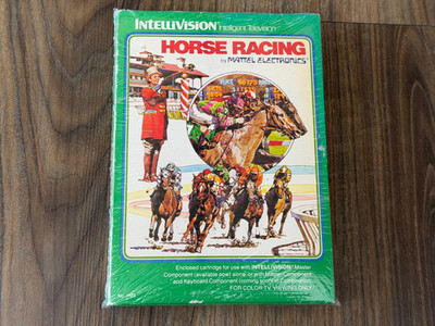 Horse Racing - Intellivision Mattel Electronics Factory Sealed No. 1123