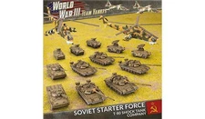 Team Yankee TSUAB04 Soviet Starter Force: T-80 Shock Company Gaming Miniatures