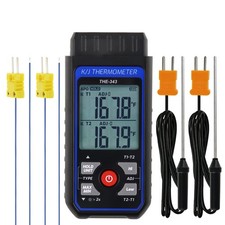 Thermocouple Thermometer Digital K Type Thermometer with 4 Thermocouples, -32...