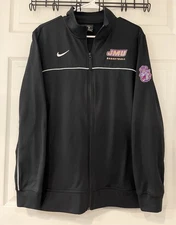 Nike DriFit JMU James Madison Dukes Team Issued Basketball FullZip Jacket Medium