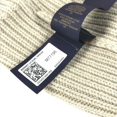 LOUIS VUITTON M77196 Beanie-LV Dual knit cap Knit hat Cashmere