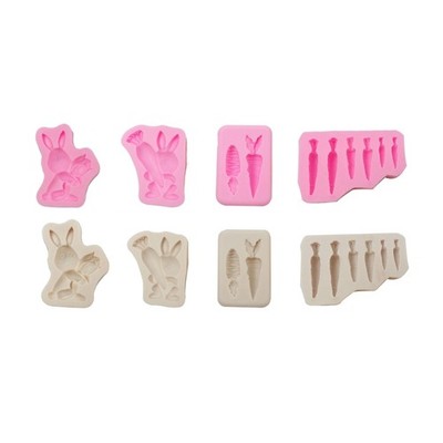 DIY Easter Bunny Carrot Baking Mold Birthday Cookie Tools Cake Decorating Tools