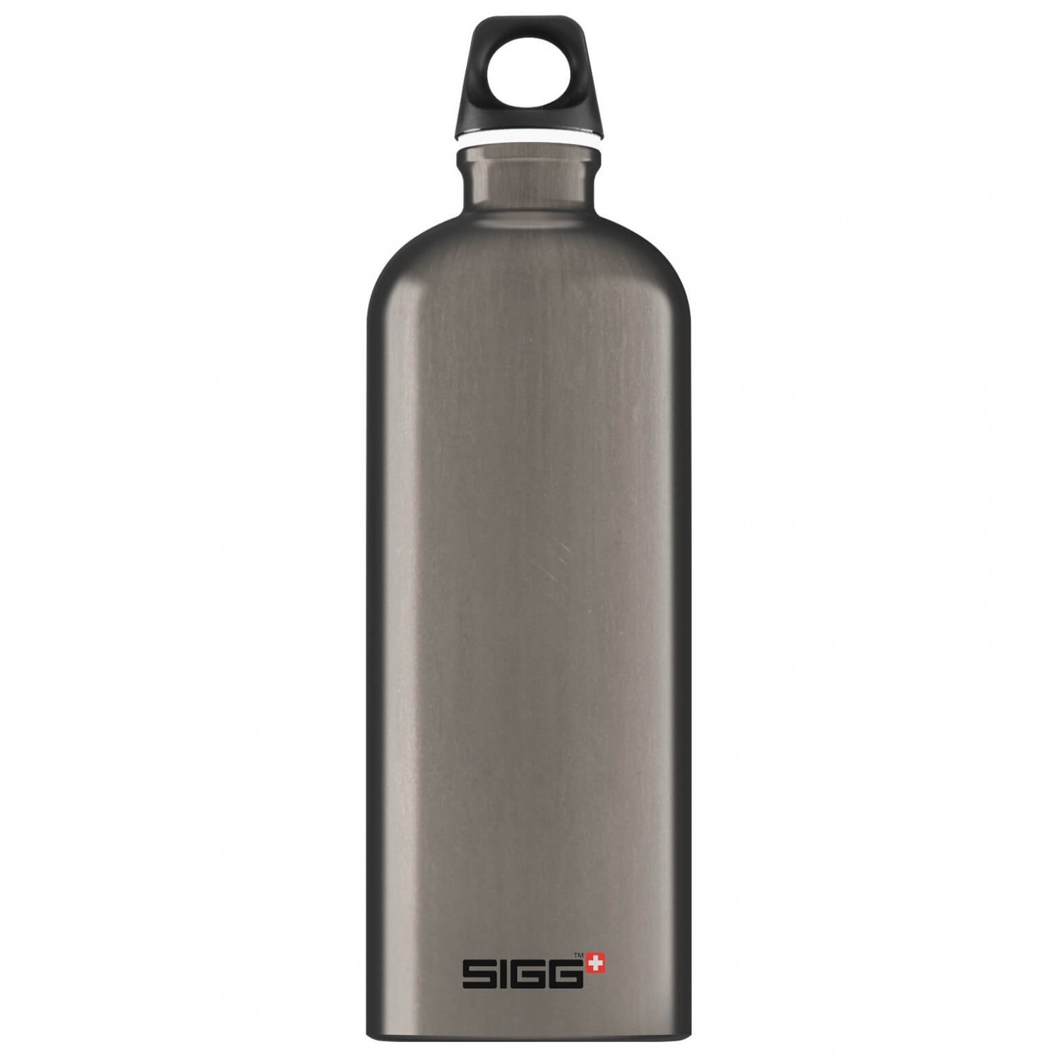 Sigg - Alutrinkflasche Traveller 0,6L smoked pearl Outdoor Sport BergWandern - Bild 2