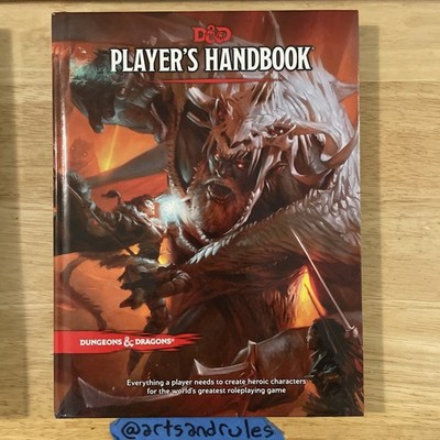 Dungeons and Dragons Core Rulebook Set 5th Edition, 5e, 1st Printing