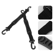 2 Pcs Ski Boots Carrier Straps Roller Skate Leash Black Shoulder Sling Leash Set