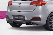Heck Ansatz Einsatz Spoiler Tuning Diffusor für Kia cee´d HA141