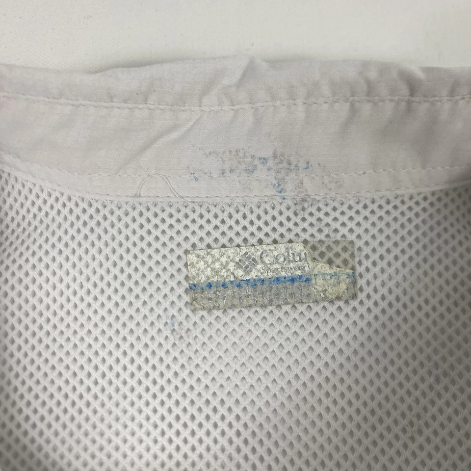 Columbia PFG Tamiami II Shirt Mens Extra Large White Long Sleeve Fishing Vented - Image 4 of 4