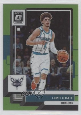 2022-23 Panini Donruss Optic Lime Green Prizm 82/149 LaMelo Ball #150 0z6a