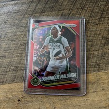 2025 Panini Prizm WNBA Dominique Malonga Red Rookie /299 Storm #116