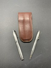 Ancien Stylo Plume Or Edacoto Argent Massif Vintage Old Pen Silver Porte Mine