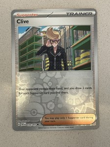 clive pokemon card value Clive Pokemon Card