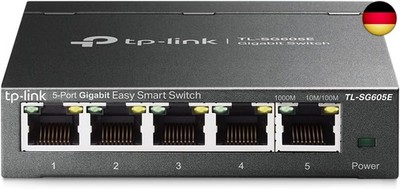 TP-Link TL-SG605E 5-Ports Gigabit Easy Smart Managed Netzwerk Switch