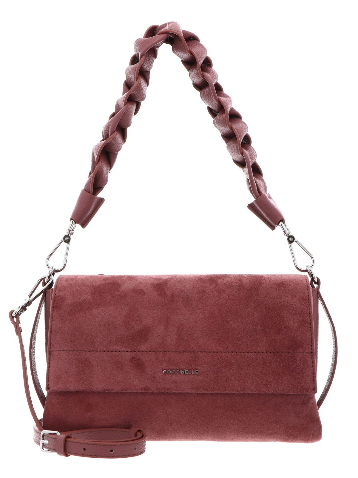 COCCINELLE Boheme Shoulder Bag Suede Leather / Grained Lea.