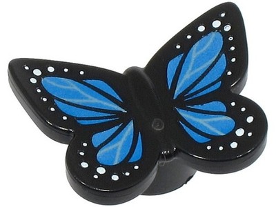 LEGO  Part 80674pb03 - Butterfly with Stud Holder