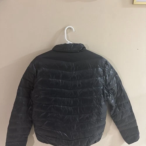 La Dolfina Men's Black Quilted Puffer Jacket Full Zip, Size L image 7