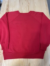 Vintage Panill by Hanes Pullover Sweatshirt Mens Large Red Made In USA 80’s