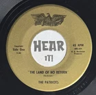 Obscure Private Primitive Garage Teenbeat Beatles 45 THE PATRIOTS Blues / Land