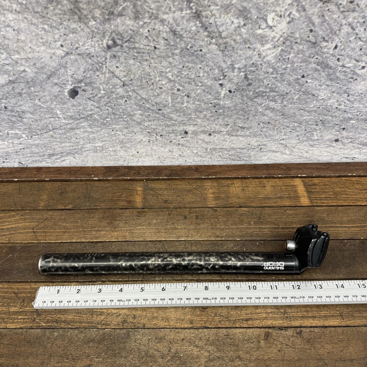 Vintage Shimano Deore XT Seatpost 27.2mm X 350mm Black Japan 90s Vintage Shimano Deore XT Seatpost 27.2mm X 350mm Black Japan 90s