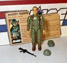 GI Joe Grunt 1982 v1 *100% COMPLETE w/File Card, Near Mint!* Vintage ARAH Lot