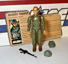 GI Joe Grunt 1982 v1  100  COMPLETE w File Card  Near Mint   Vintage ARAH Lot