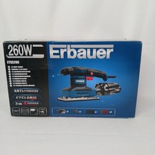 Erbauer 260W ETSS260 1/3 Sheet Orbital Sander Corded Cyclonic Anti Vibration