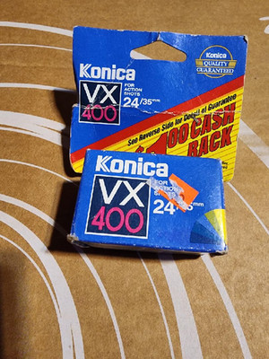 Expired Konica VX 400 12/35mm Color Film VX200 EXP JUN 98 NIB