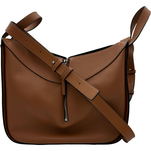 LOEWE Hammock Small Tan SHW Calf Shoulder Bag #1984