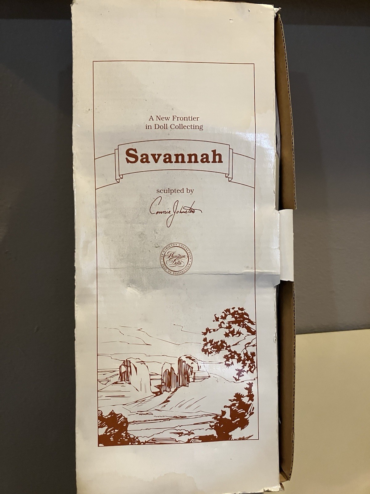 1993 Hamilton Collection "Savannah" Connie Johnston Porcelai