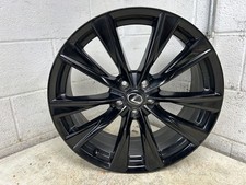 2024 LEXUS NX350 20X7-1/2 Wheel 5 Split Spoke A- Condition Gloss Black OEM