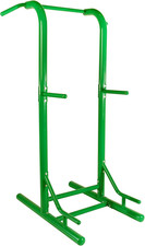 Pull up Bar Tower  Dip Station, Free Standing Outdoor Home Gym Equipment, Green