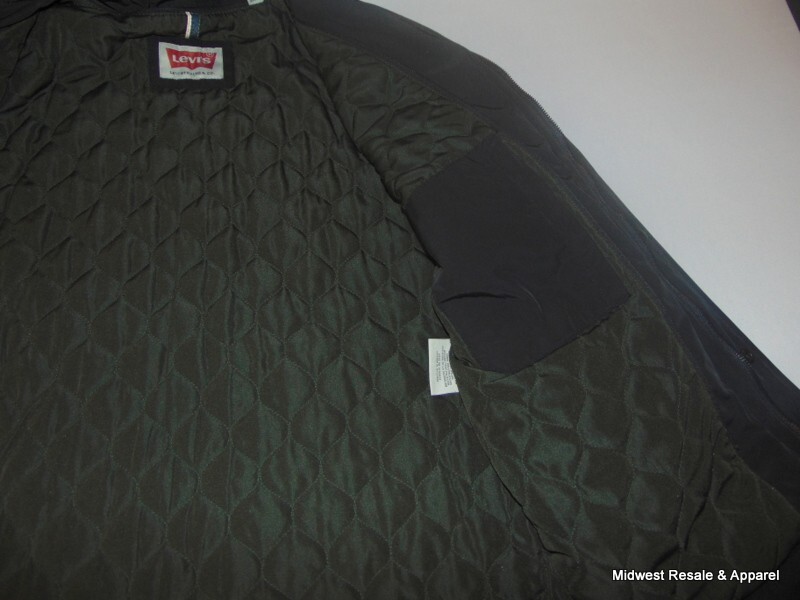 Levi's Men's Black Lined Polyester Jacket, Size M… - image 6