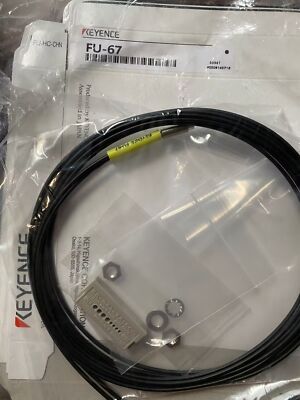 1PC Keyence FU-67 Fiber Optic Sensor FU67 Digital Fiber Unit New In Box
