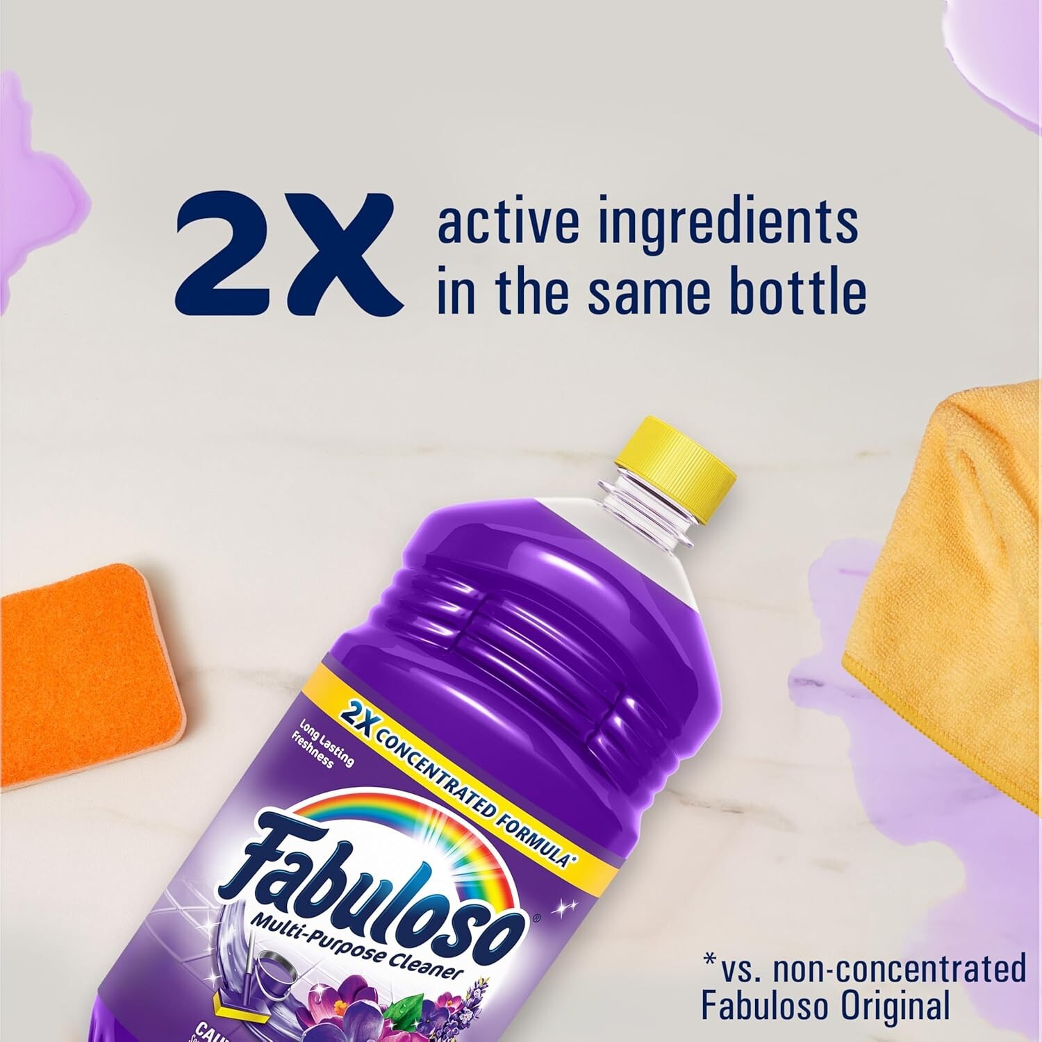 Fabuloso 2X Concentrated Multi-Purpose Cleaner Lavender 56 oz