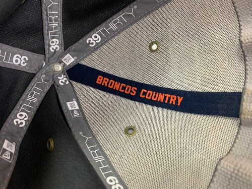Denver Broncos New Era 39Thirty size L/XL Gray Orange baseball cap - Picture 5 of 8