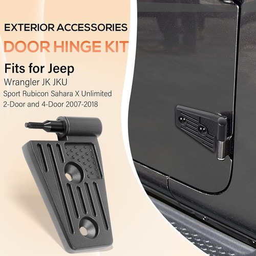Door Hinge Kit Exterior Accessories for Jeep Wrangler JK JKU Sport 2007-2018 - Bild 4 von 9