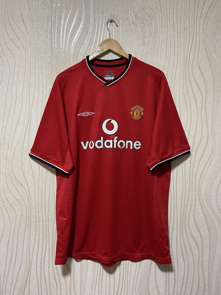 MANCHESTER UNITED 2000 2001 HOME FOOTBALL SHIRT SOCCER MANCHESTER UNITED 2000 2001 HOME FOOTBALL SHIRT SOCCER
