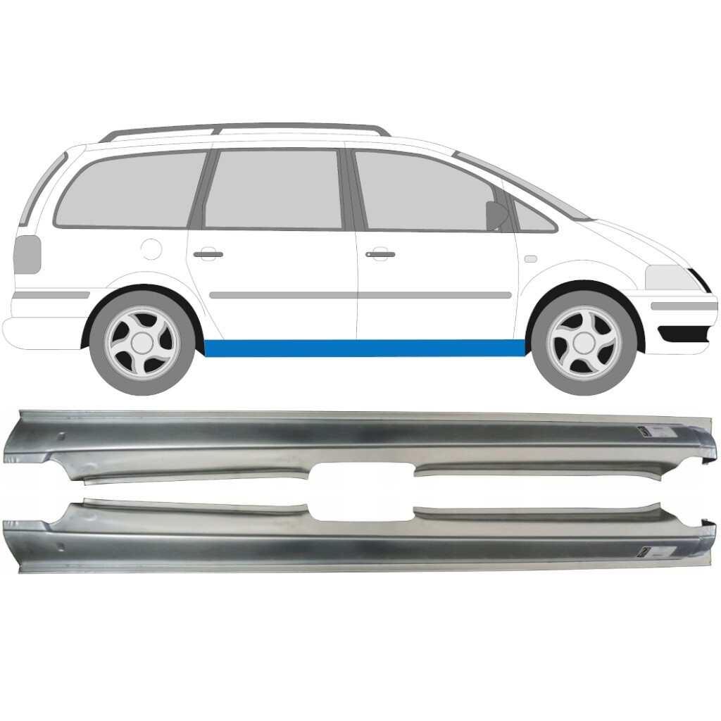 VOLKSWAGEN SHARAN ALHAMBRA 1995-2010 SILL REPAIR PANEL ROCKER PANEL / PAIR