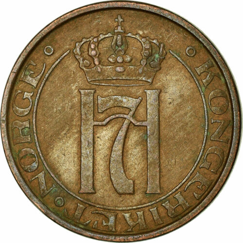 [#750125] Monnaie, Norvège, Haakon VII, 5 Öre, 1941, Kongsberg, TTB, Bronze, KM: - Afbeelding 1 van 2