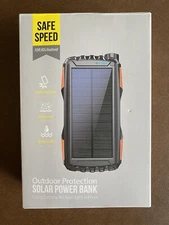 Safe Speed Outdoor Protection Solar Power Bank Flashlight Edition Universal