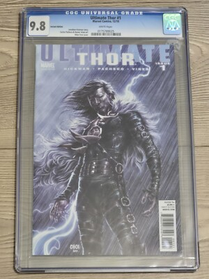 Ultimate Thor #1 Choi Variant CGC 9.8 Hickman / Vines 2010 Villain Rare