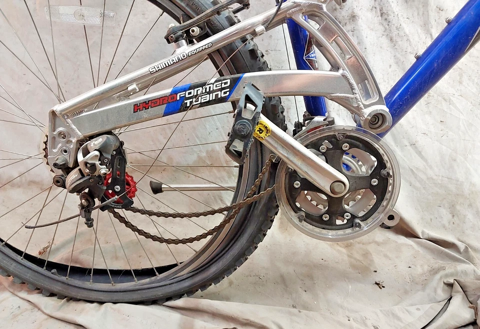 2008 Schwinn S60 DSX FS MTB Bike 18" Large Softtail Full-Suspension USA Shipper! - Image 3 of 4