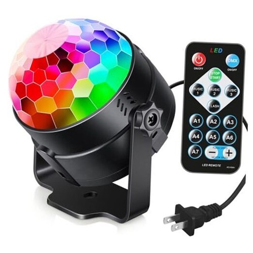 Sound Activated Party Lights with Remote Control Dj Lighting, Disco Ball