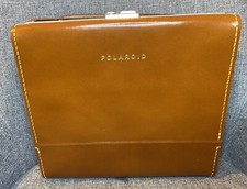 Polaroid Leather Camera Carrying Storage Case Briefcase Vintage 1960s Set
