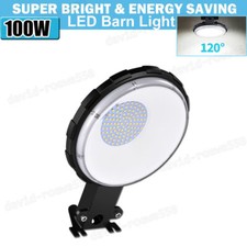 100W LED Barn Yard Street Outdoor Garden Security Light Dusk to Dawn Flood Light