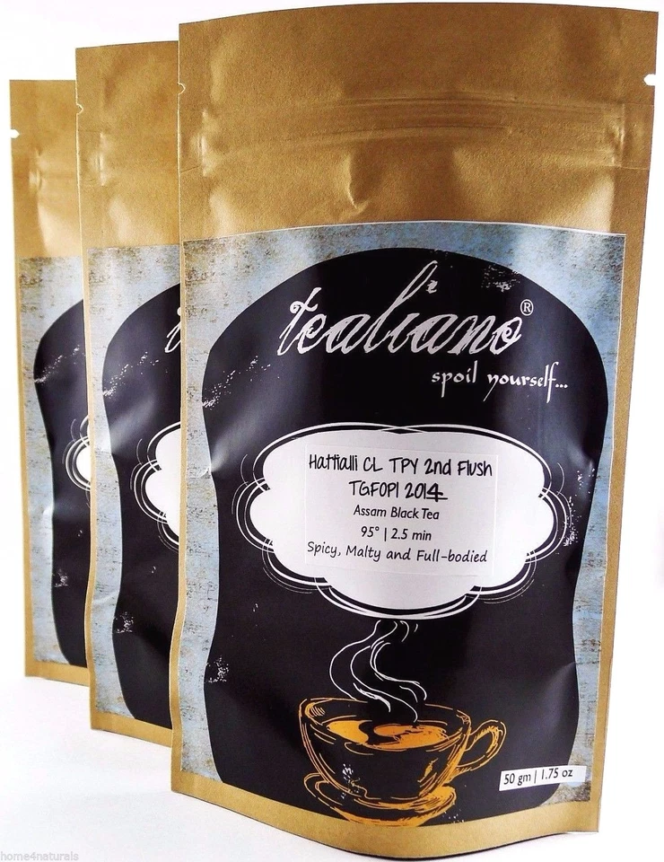 Assam Second Flush Loose Leaf Black Tea Tippy Clonal FTGFOP1 | Mangalam Estate - Image 4 of 4